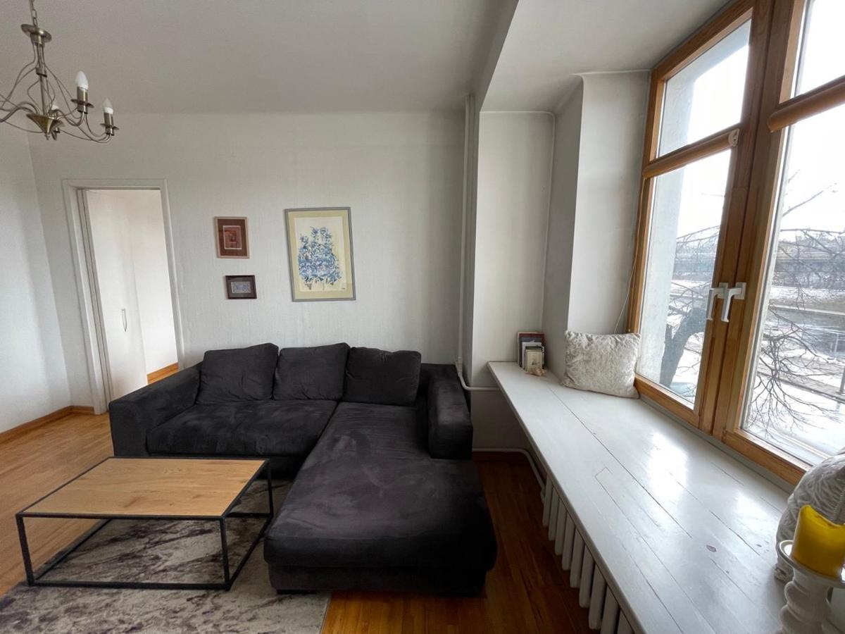 A Cozy Apartment With A Wonderful View Of The River In The Old Town Of VNO Exterior photo